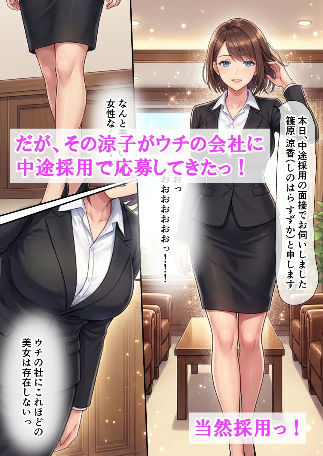 昼は清楚な部下、夜はドスケベ配信者の涼子さん。冴えない上司の肉棒に教え込まれ、自ら種を欲しがる肉便器に堕ちる サンプル画像5