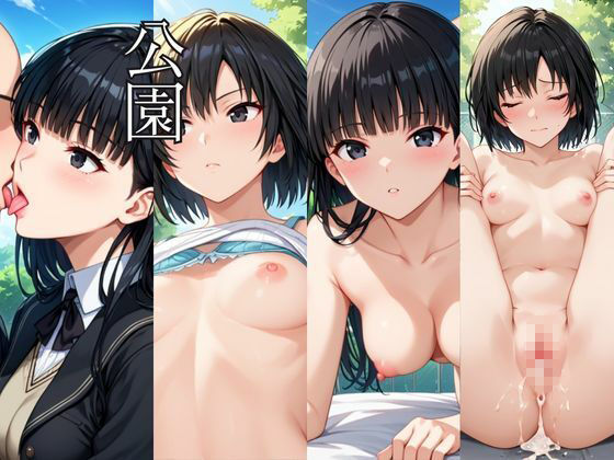 時間停止アプリでレ〇プ天国！？凝縮絶頂で最高の快感体験を！【絢○詞＆七○逢】 サンプル画像7