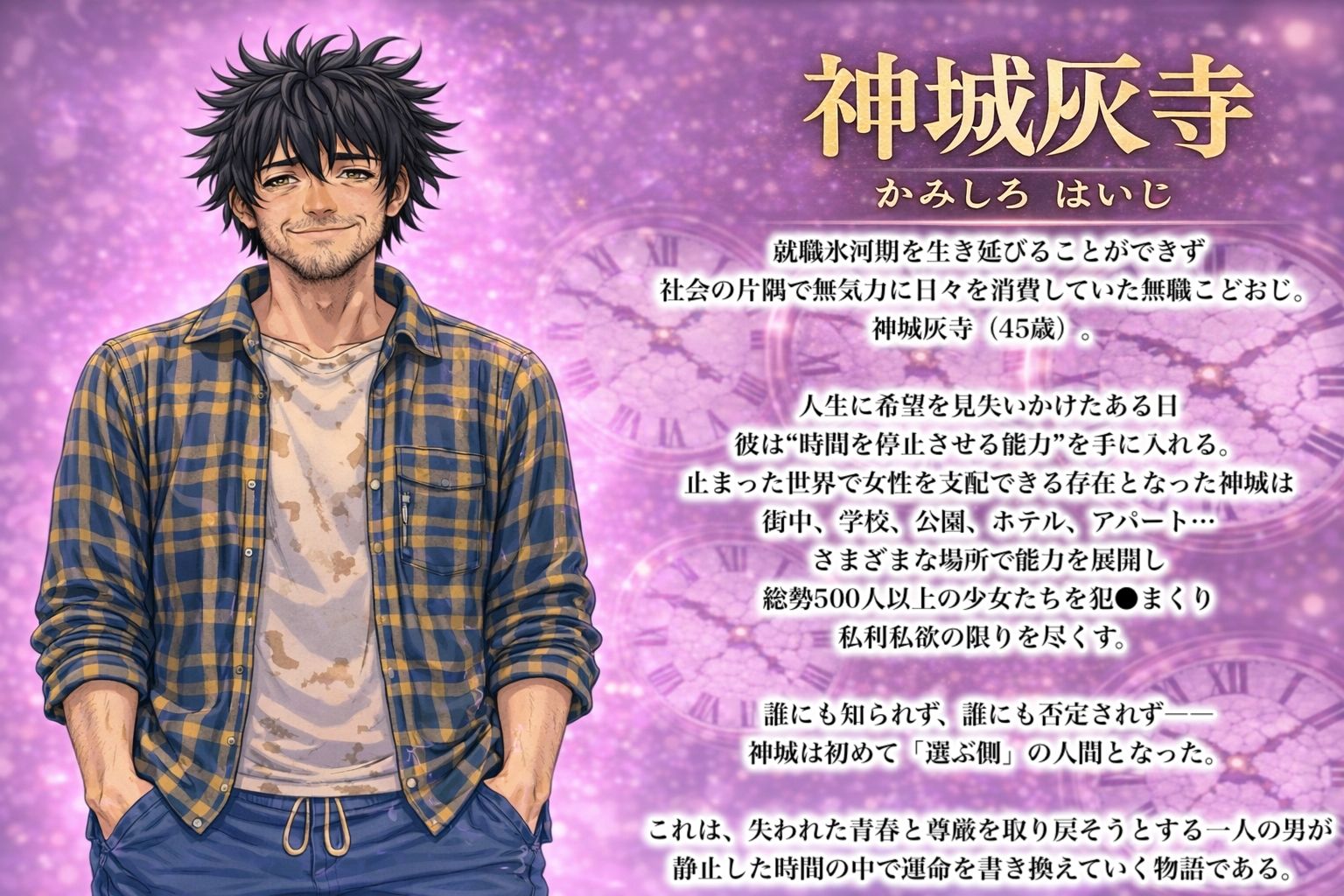 時間停止能力を手に入れた就職氷河期こどおじ、無双して令和女子校生を好き放題犯●まくる！-テリトリー展開！『惚姦愛嬲』- サンプル画像2