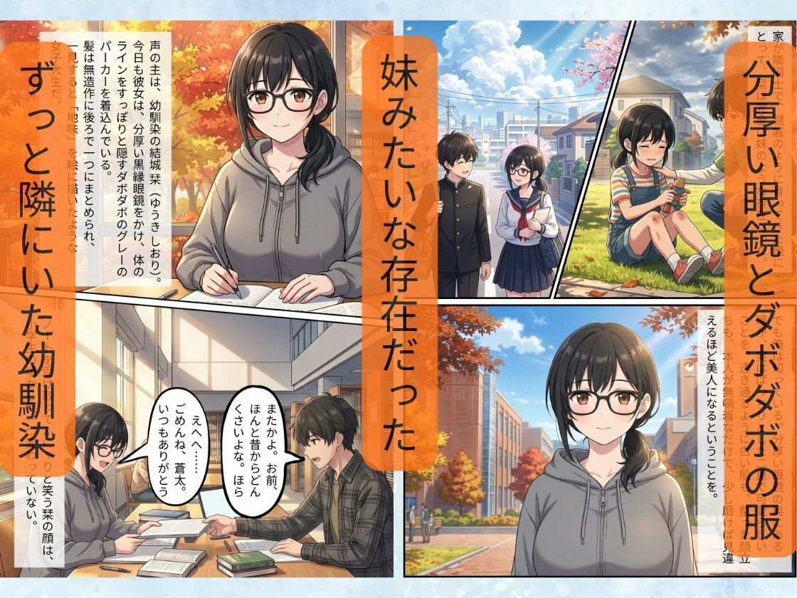 普段は眼鏡の地味っ娘な幼馴染が、ハロウィンでドスケベサキュバスになって俺の理性を壊しに来た。 サンプル画像3