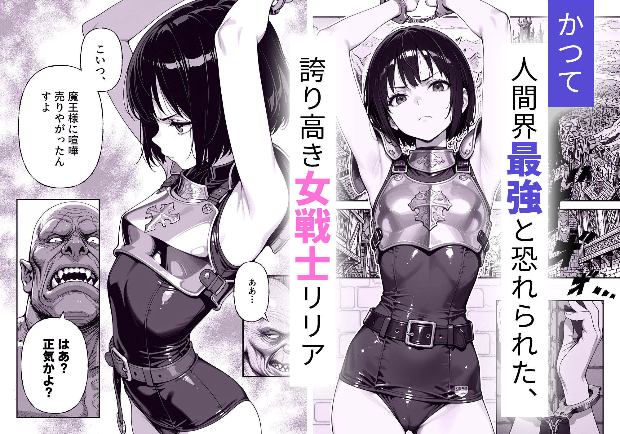 最強のスク水女戦士が、魔界の風俗嬢になるまで サンプル画像1