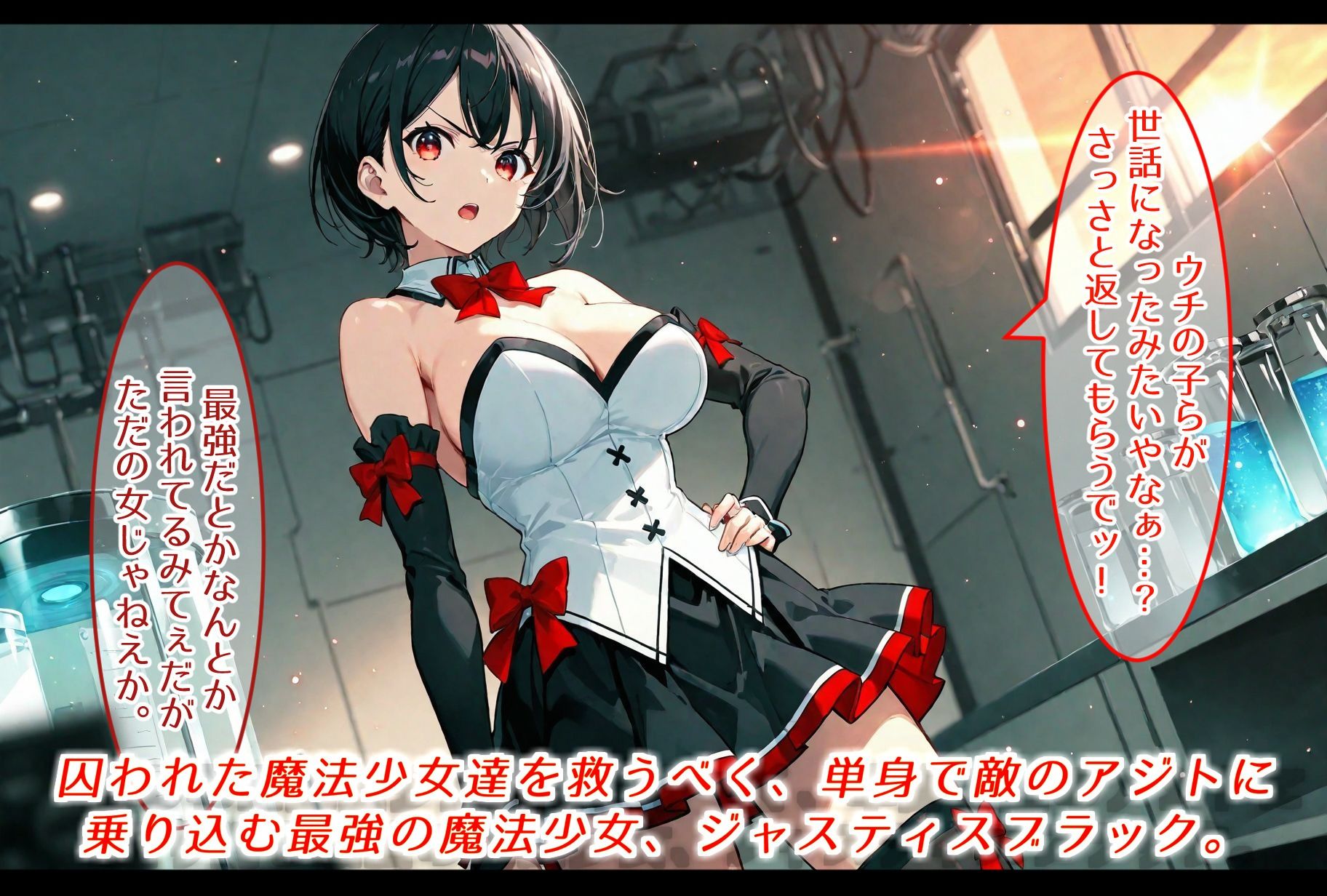 最強の魔法少女、無様に散って苗床と化す サンプル画像1