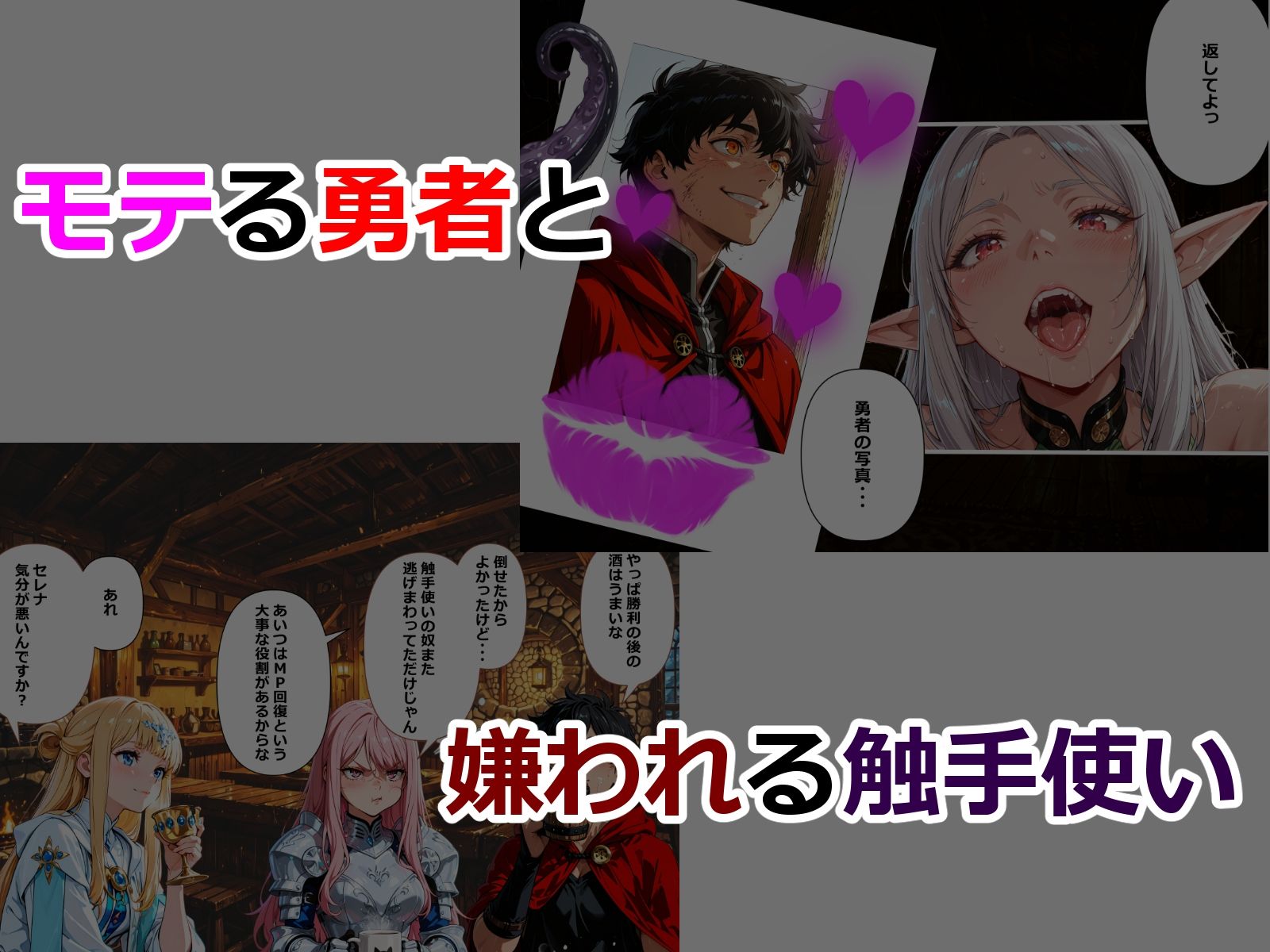 最強勇者の俺が最弱触手使いにパーティ全員寝取られる サンプル画像2