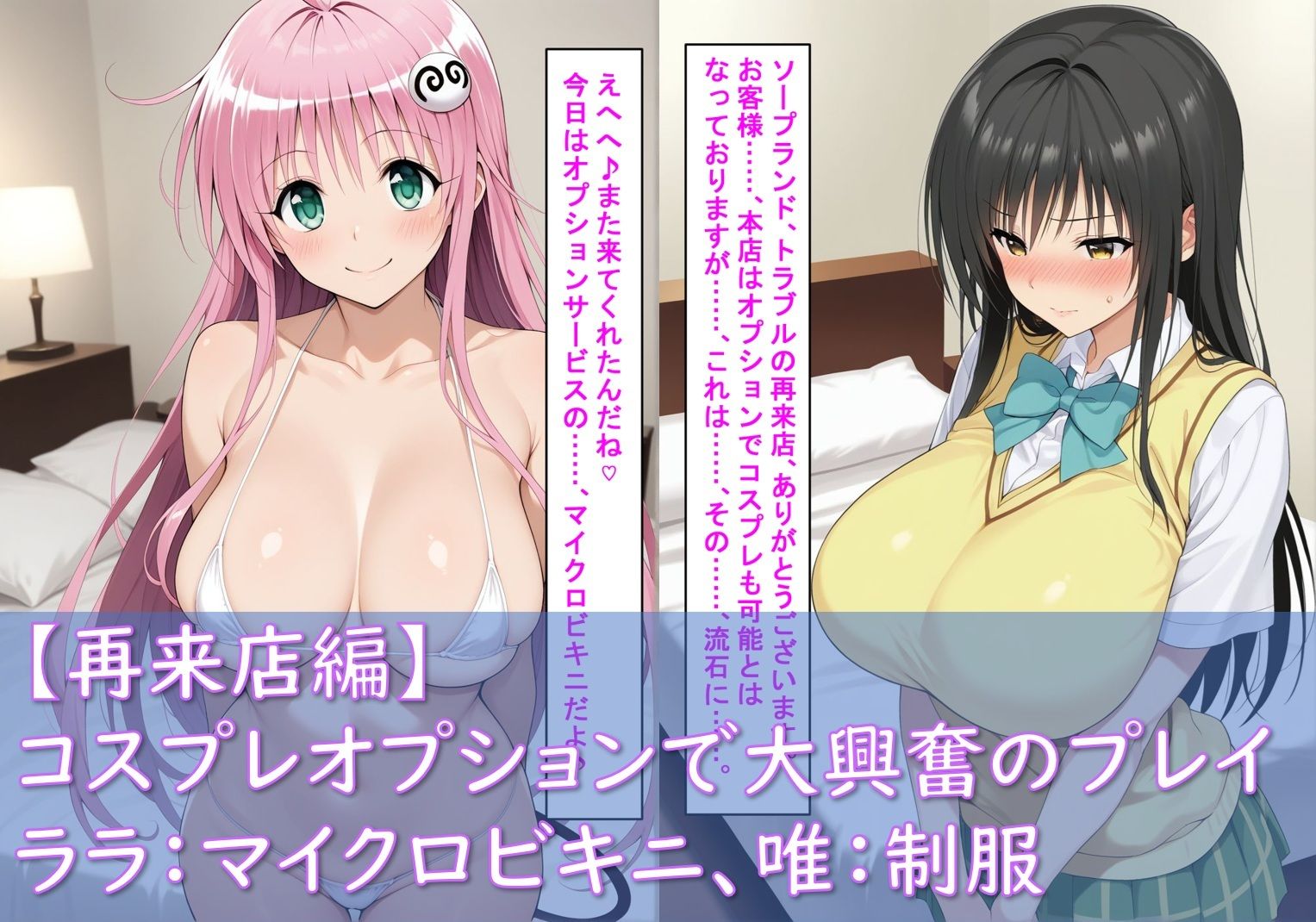 最高級風俗嬢_古〇川唯＆ララ〜業界初挑戦でソープデビュー〜 サンプル画像6