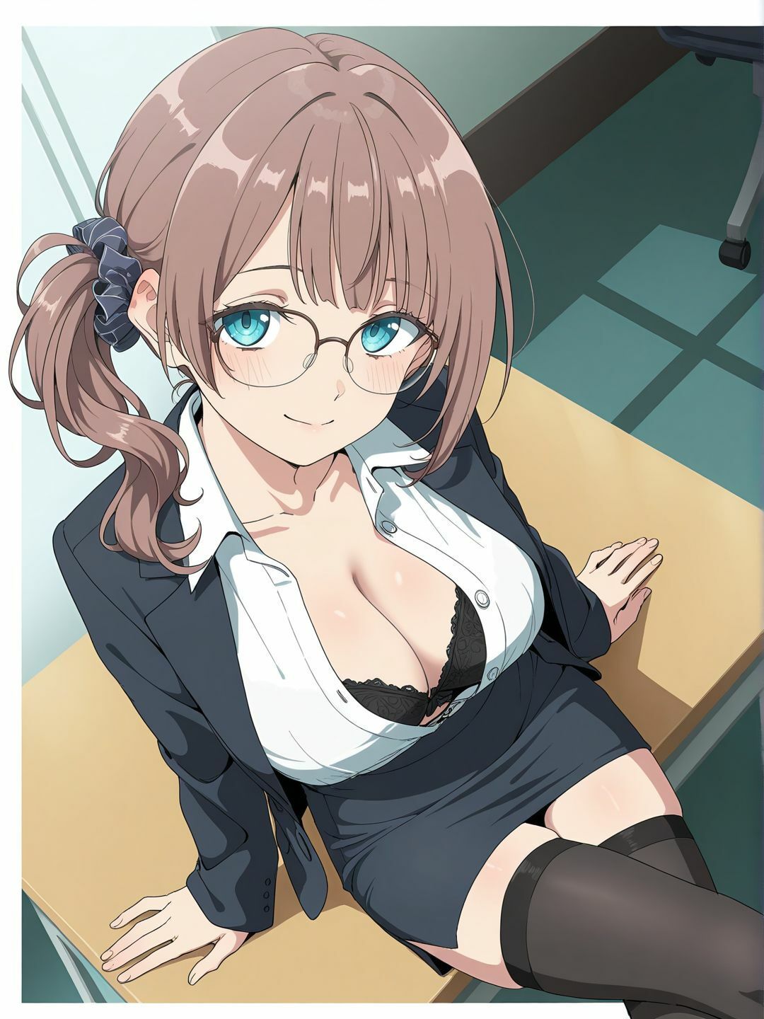 望〇穂波 スーツイラスト集【全187枚】 サンプル画像7