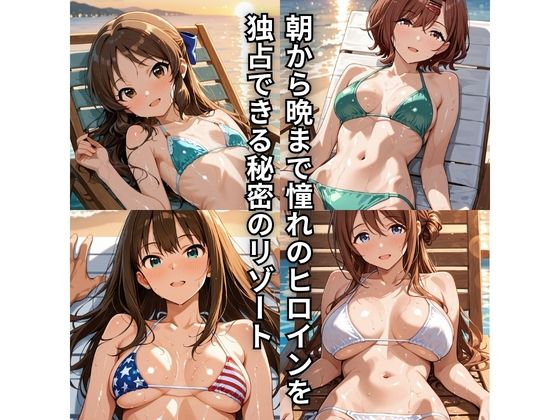 朝から晩までハーレムリゾート 【ア◯マス】2 サンプル画像1