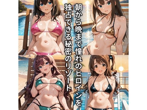 朝から晩までハーレムリゾート 【デ○マス】 サンプル画像1