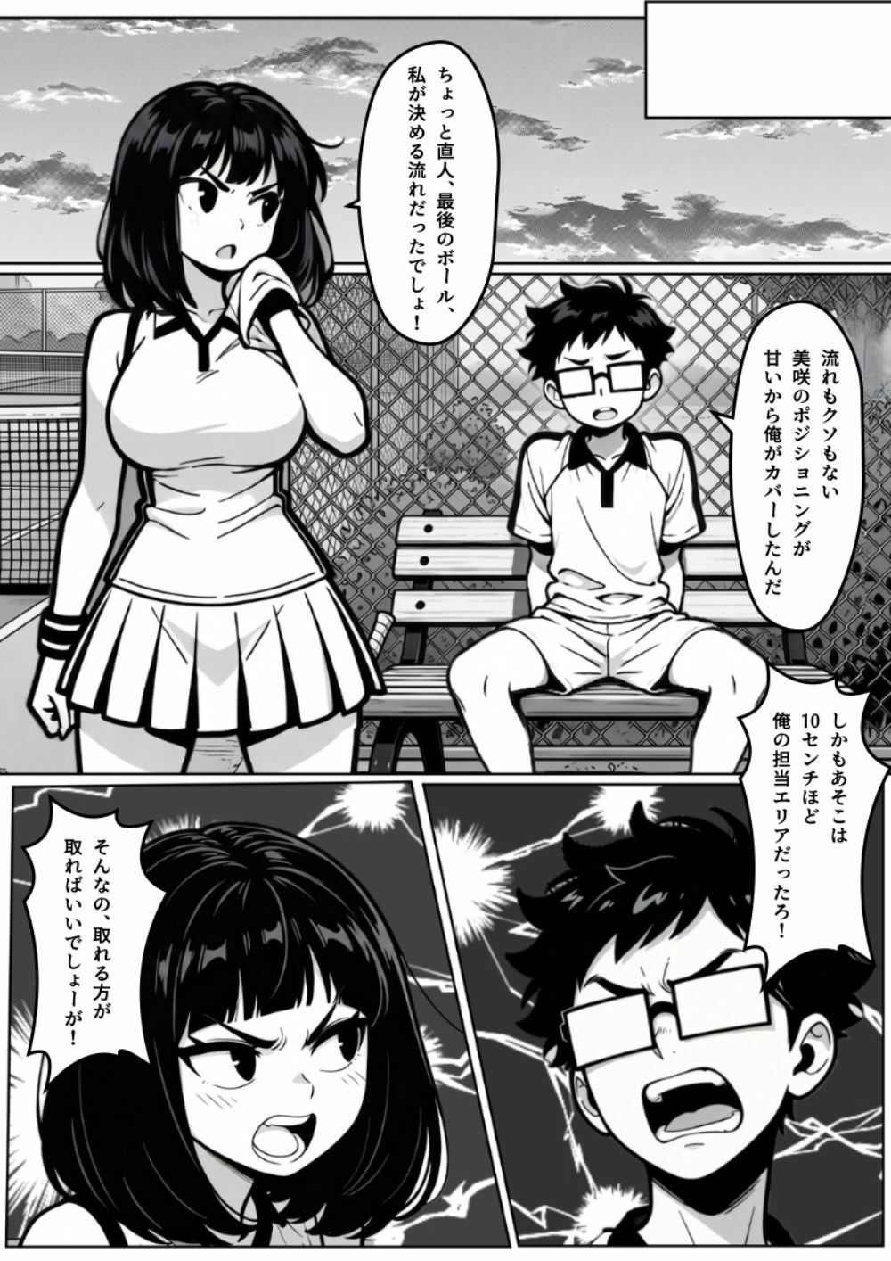 本能に狂わされるわからせ特訓:最悪の相性だった僕たちが、夜のラリーで無敵のペアになるまで サンプル画像2