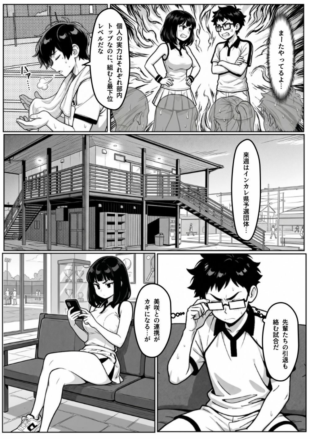 本能に狂わされるわからせ特訓:最悪の相性だった僕たちが、夜のラリーで無敵のペアになるまで サンプル画像3