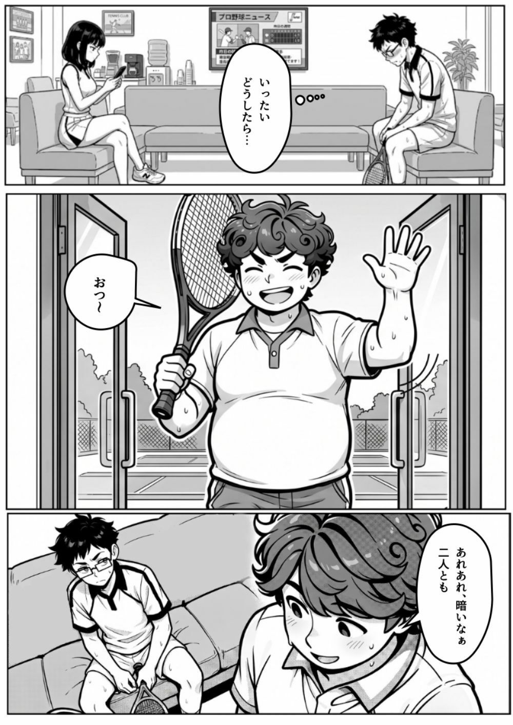 本能に狂わされるわからせ特訓:最悪の相性だった僕たちが、夜のラリーで無敵のペアになるまで サンプル画像4