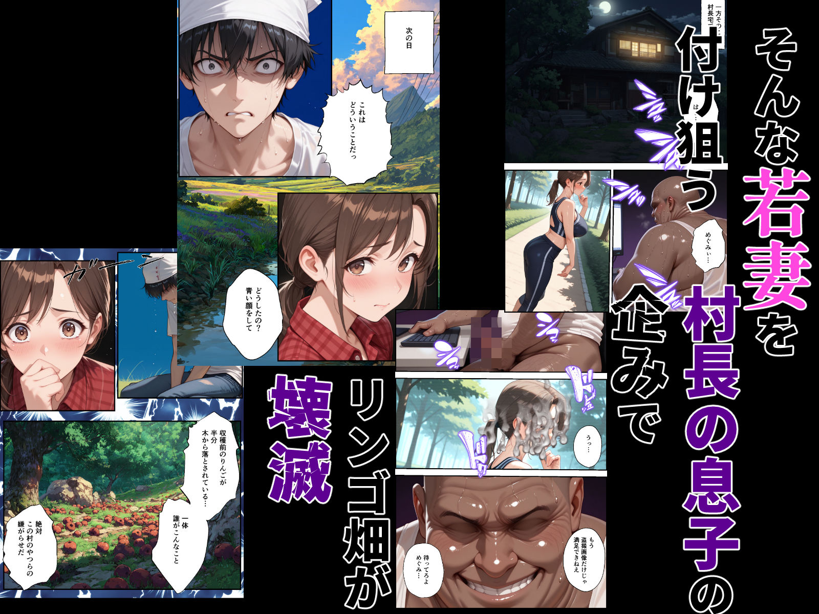 村の権力者に上納された妻 サンプル画像2