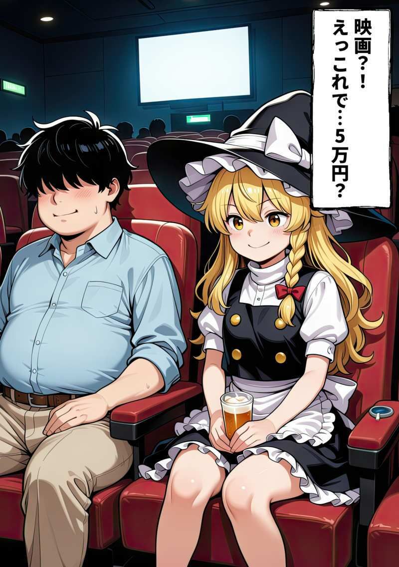 東方パパ活彼女〜霧雨魔理沙編〜快楽の共依存 サンプル画像3