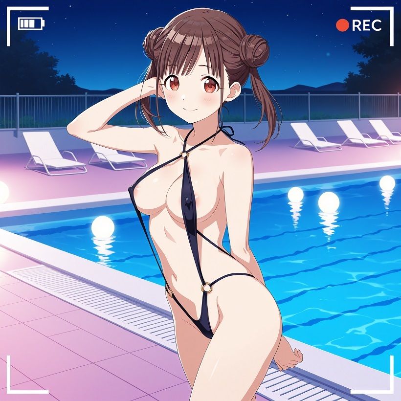 枕営業で虜にされたアイドル達 ナイトプール編5 サンプル画像1