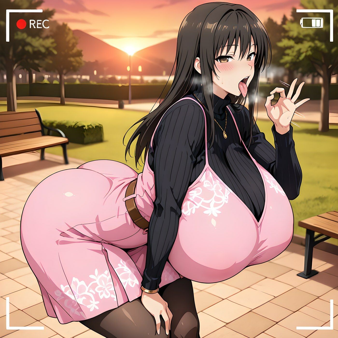 枯れ専爆乳ゆ◯お爺ちゃん達との性活 サンプル画像4