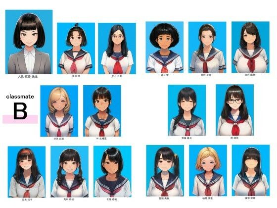 栄愛女学院 フォトメモリー B組 サンプル画像1