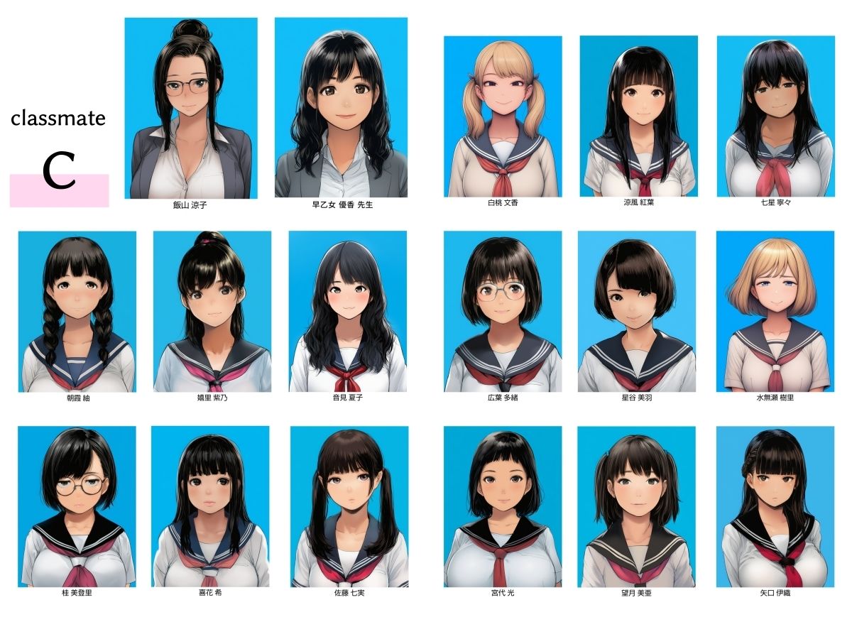 栄愛女学院 メモリーズ/（裏）メモリーズ C組 サンプル画像1