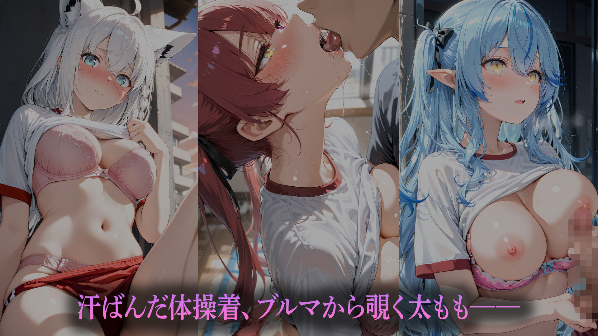 校舎裏の秘密（はーと）〜ブルマ姿の彼女と〜    （ホ●ライブバージョン） サンプル画像3