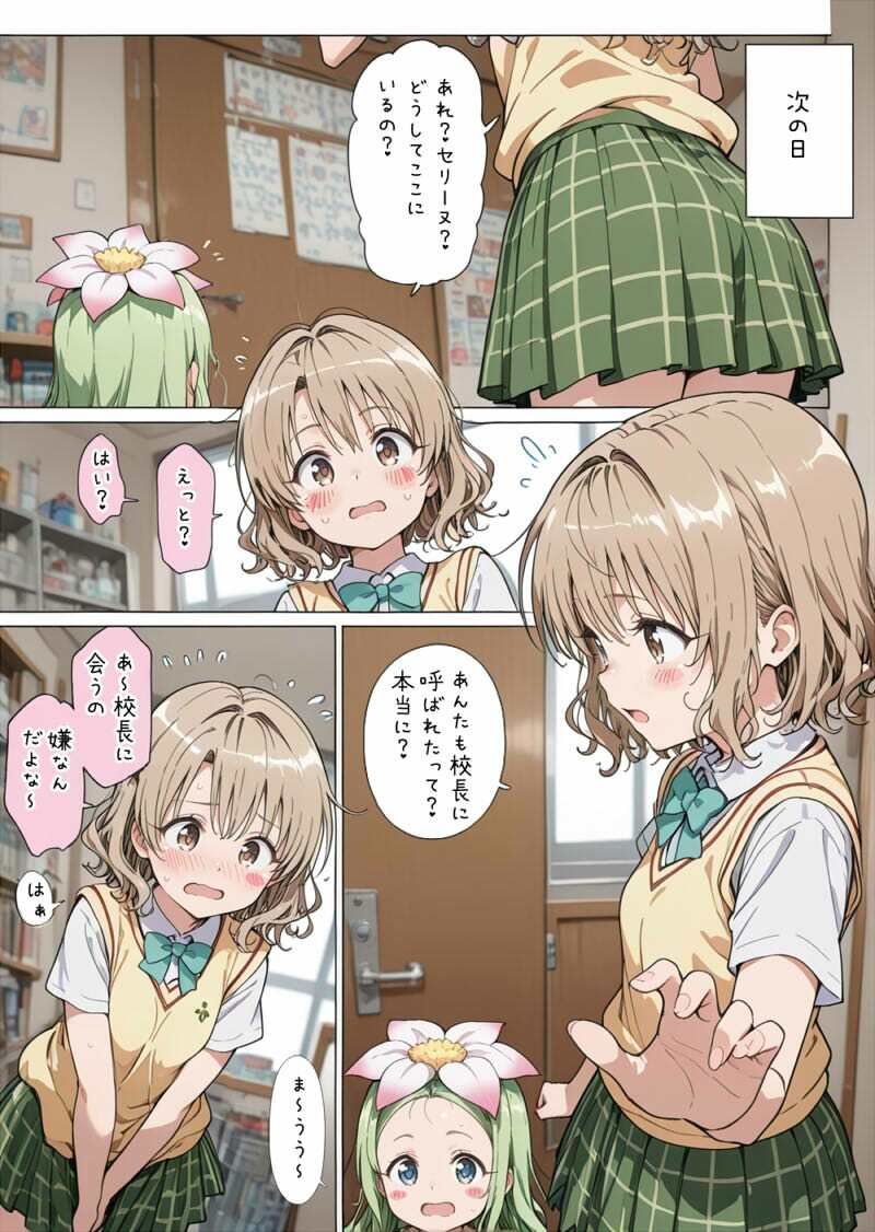 校長と里紗ちゃんと サンプル画像3