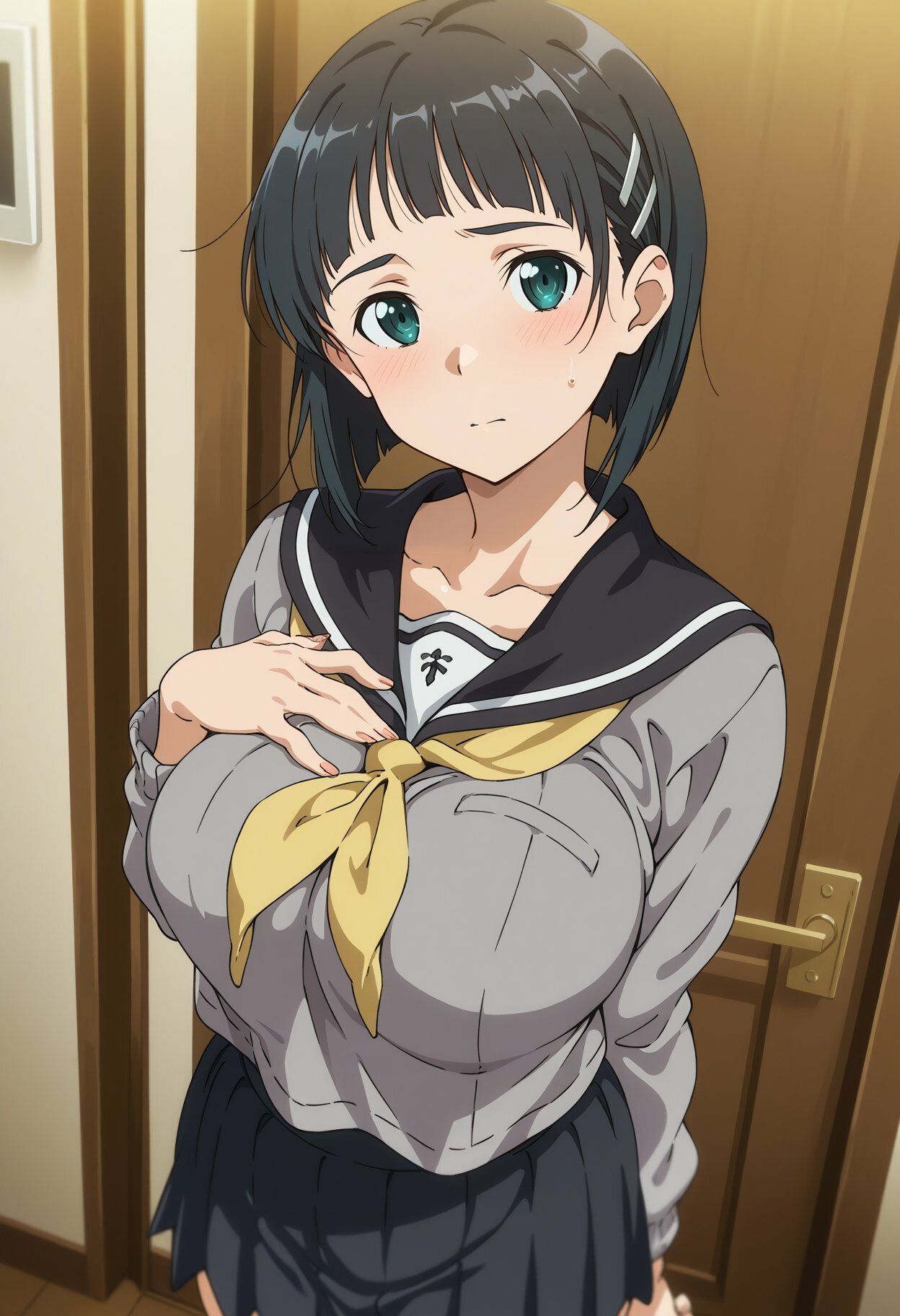 桐ヶ谷〇葉コスプレの爆乳女の子の風俗2 サンプル画像1