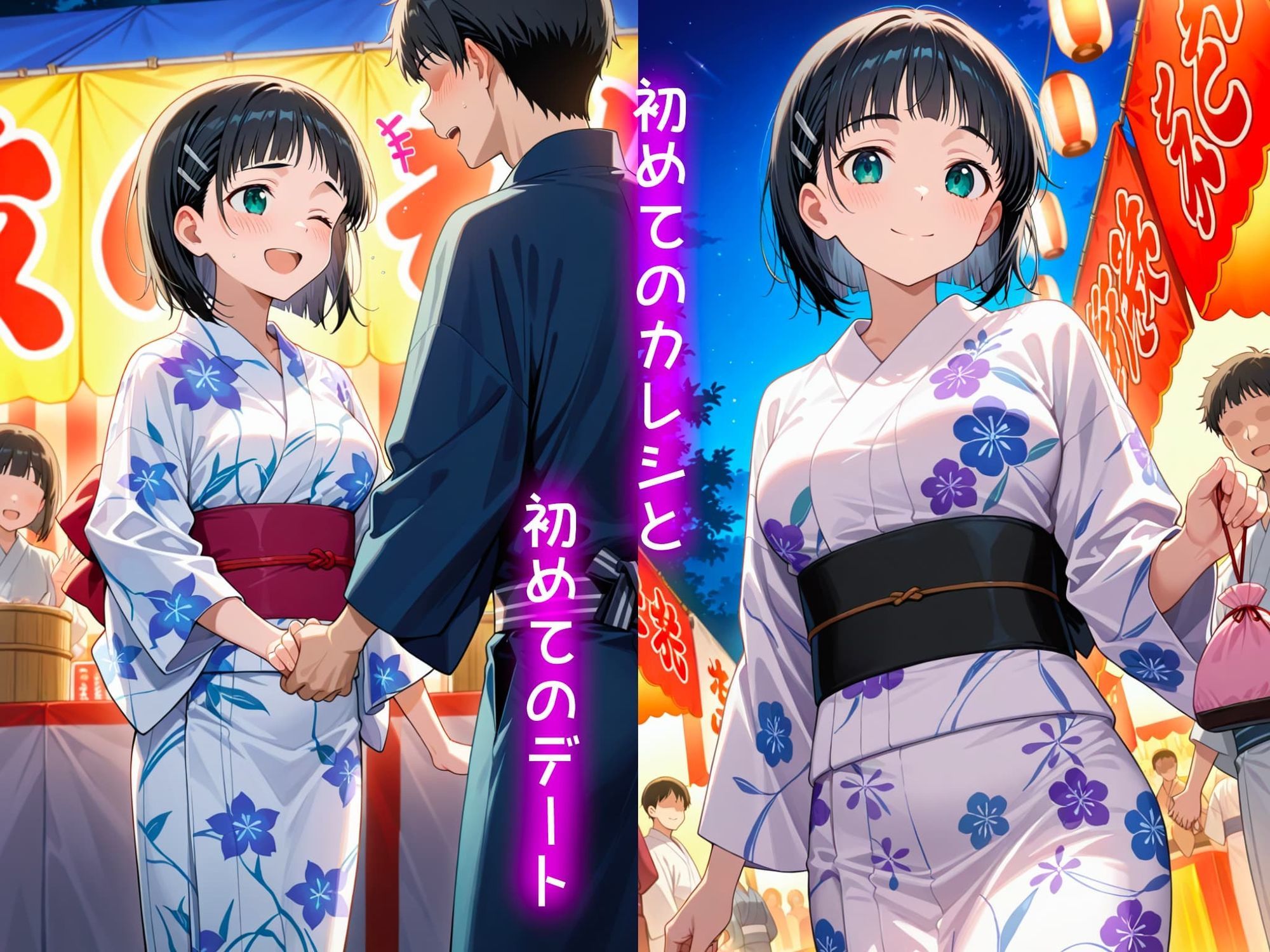 桐ヶ谷直葉の処女喪失物語〜夏祭り編〜 サンプル画像1