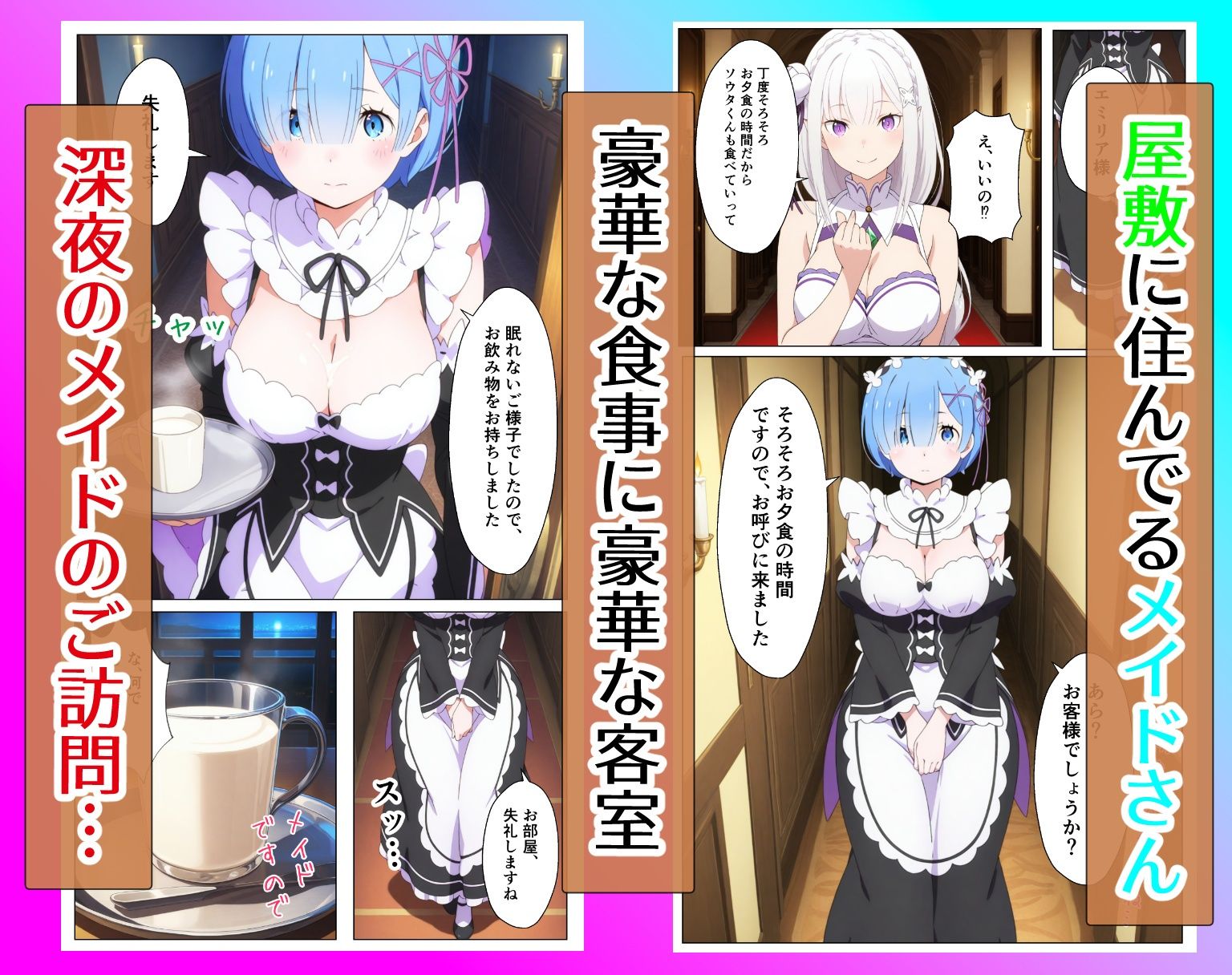 森で迷った僕を拾ったのはエ〇リアとレ〇でした〜屋敷で始まる種付け三昧の夏休み〜 サンプル画像4