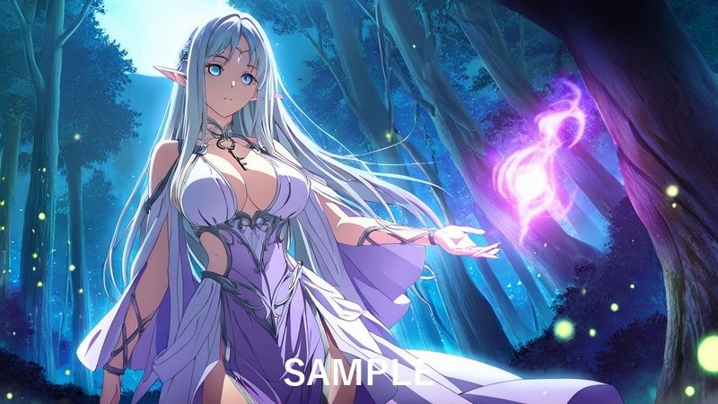 森のエルフと秘密の契約 サンプル画像1