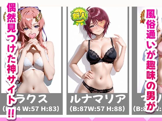 極上デリヘル〜新人デリヘル嬢を呼んでみたらSEEDキャラが来て神サービスだった件〜 サンプル画像1