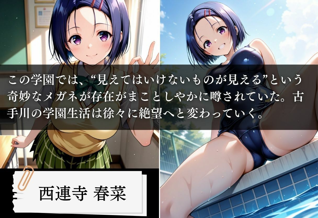 極上透視メガネ 〜西連寺春菜編〜 サンプル画像1