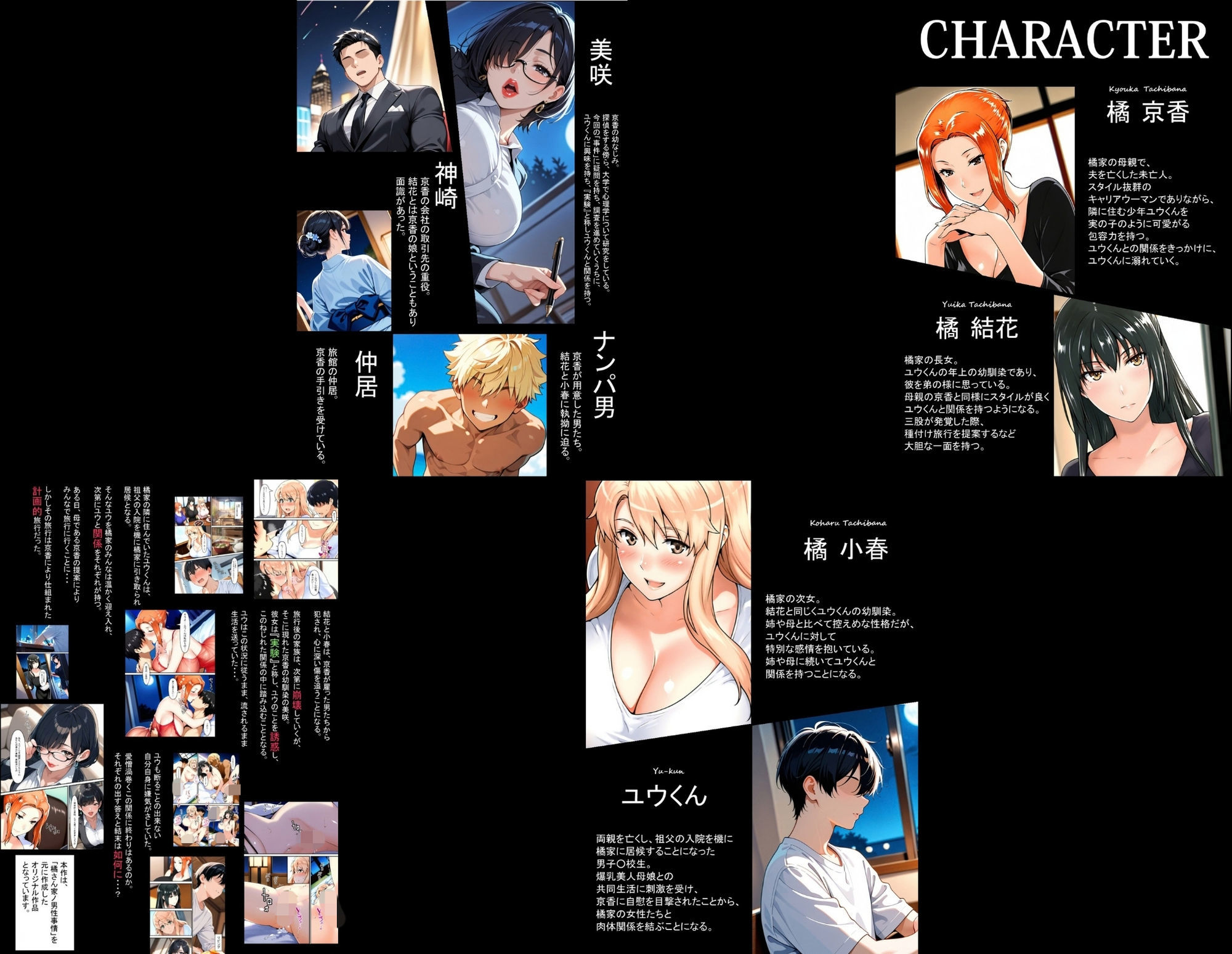 橘さん家の男性〇情  母姉妹で犯●れまくる  最新3作大人気総集編 サンプル画像2