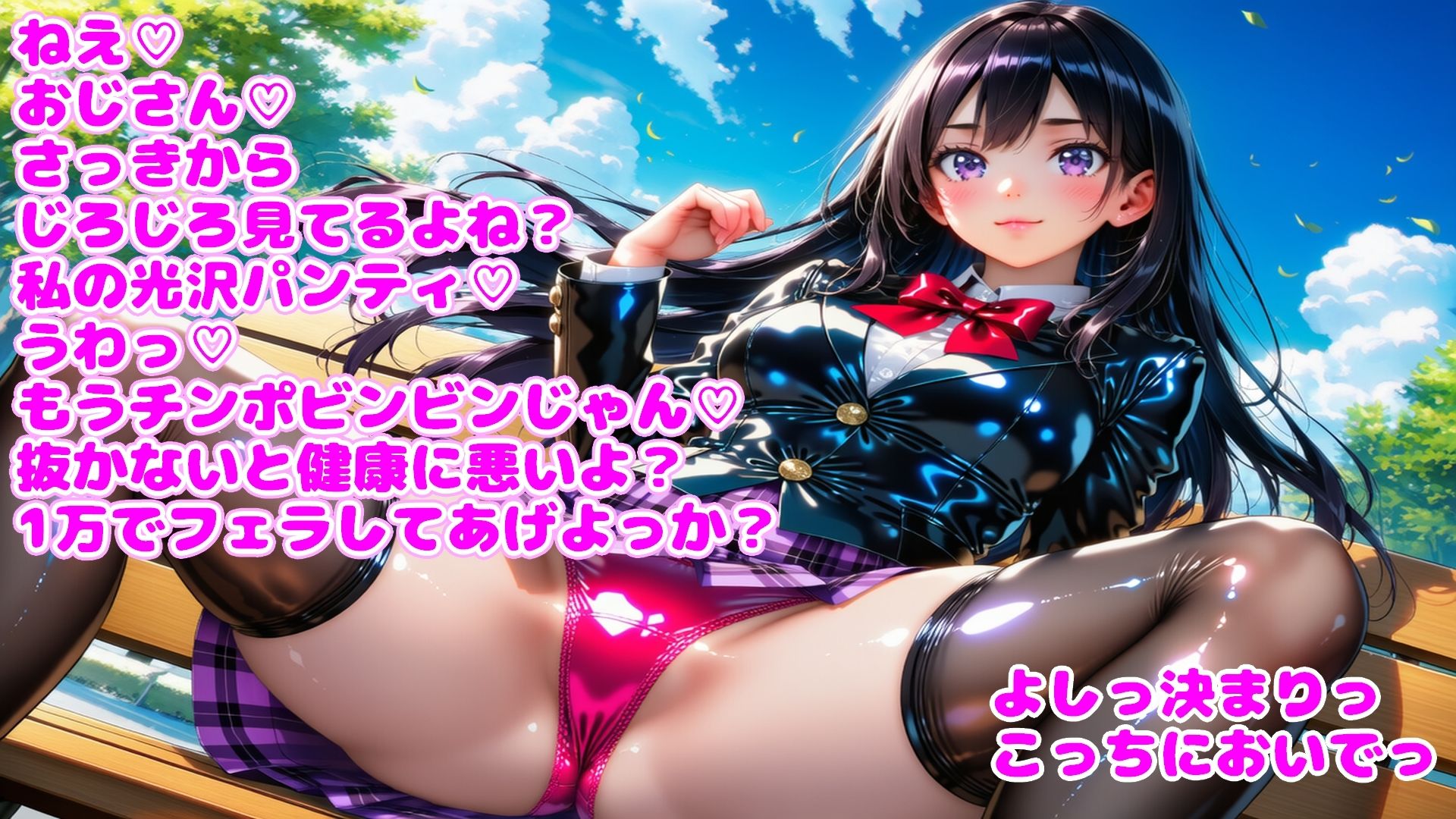 欲しがりビッチJKのおねだり援交 サンプル画像3