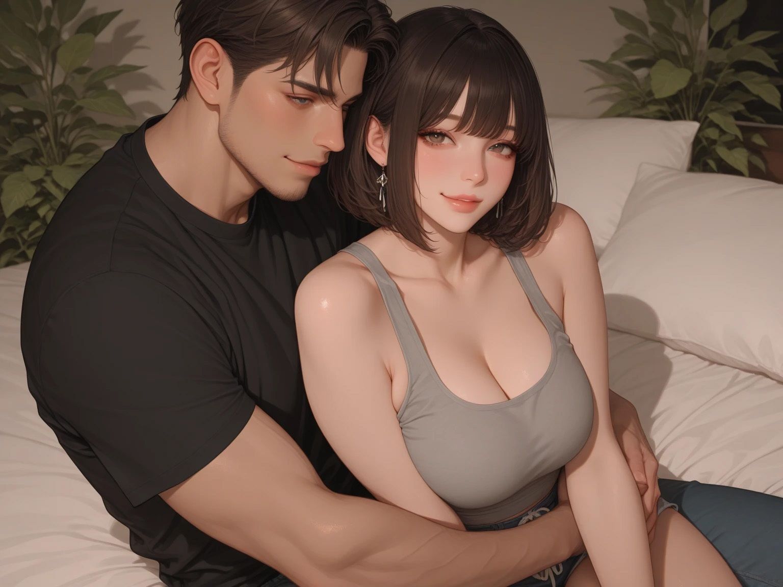 欲望爆誕！昼も夜も愛して サンプル画像1