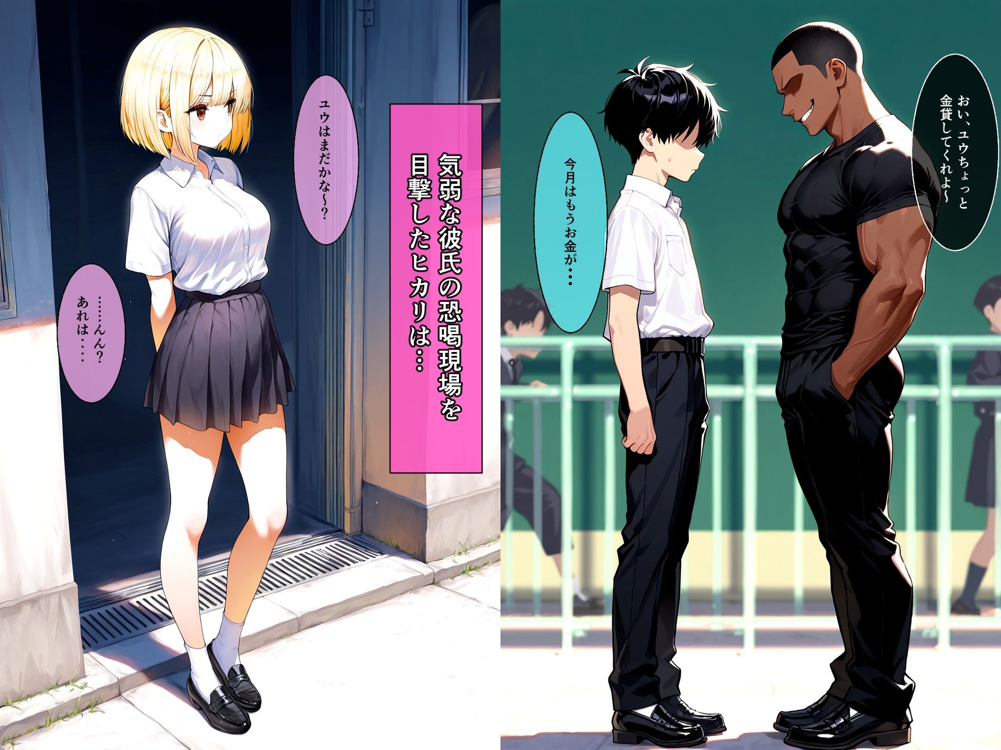 正義感の強い彼女が「ヤリチン」に騙され屈服するまで サンプル画像1