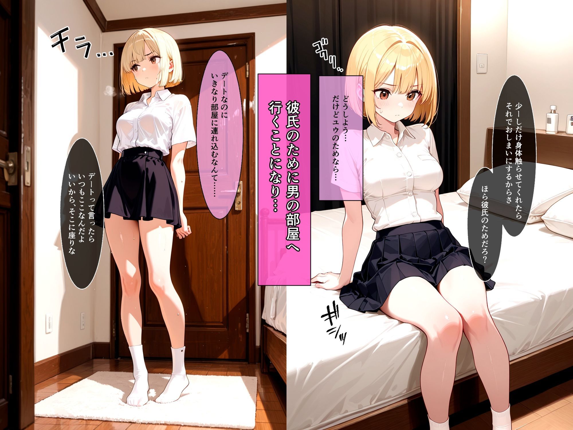 正義感の強い彼女が「ヤリチン」に騙され屈服するまで サンプル画像2