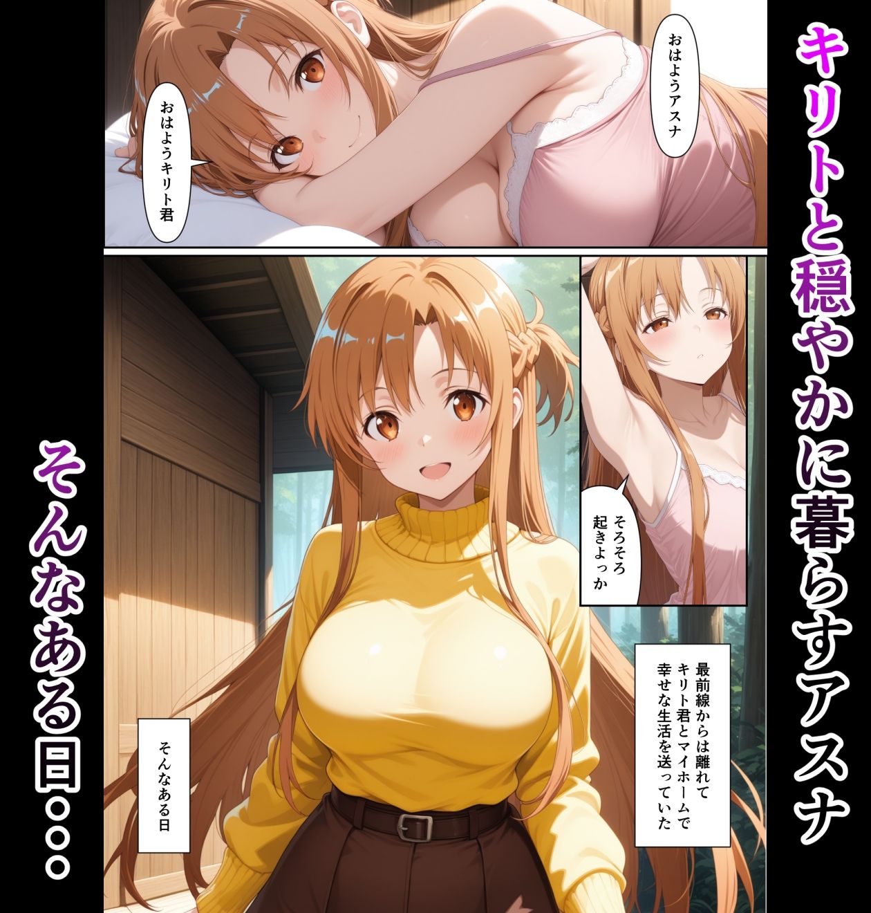 毎日30分、キリト以外の男に抱かれるアスナさん サンプル画像1