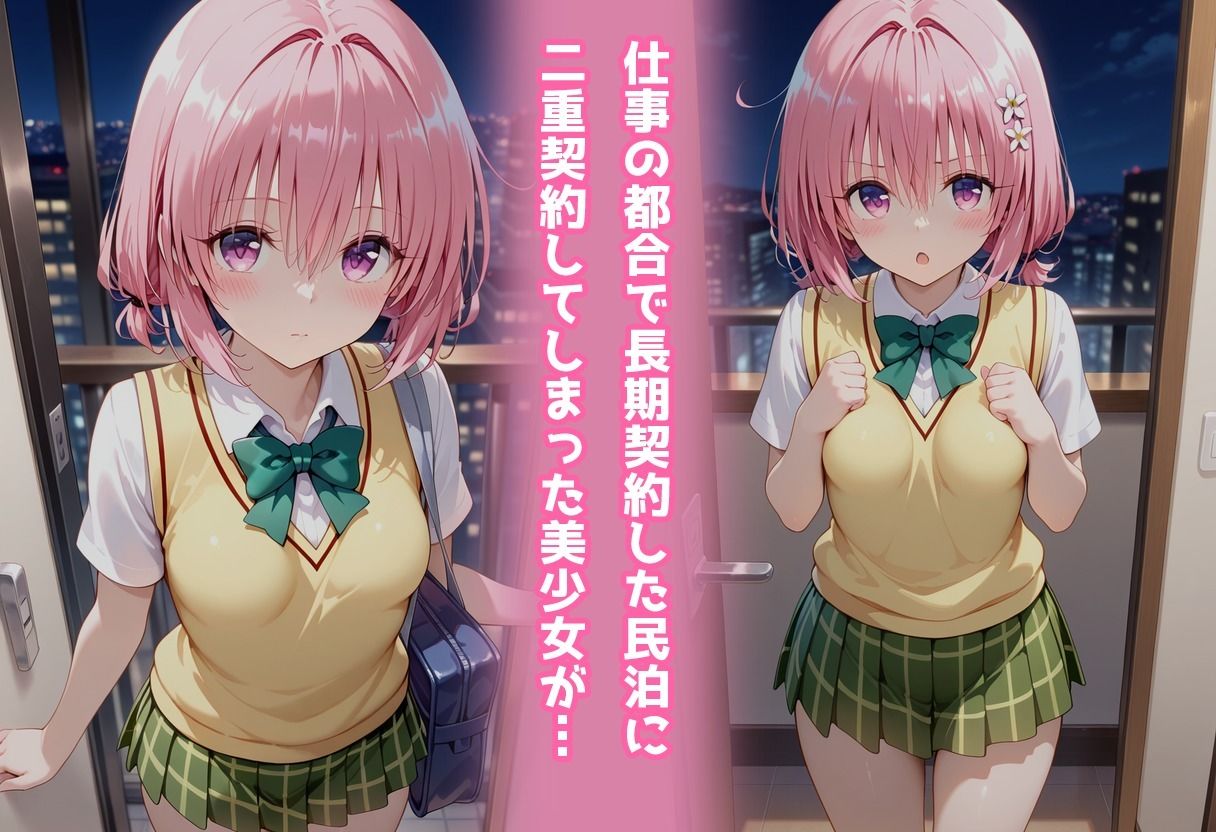 民泊トラブル！？…美少女と突然の強●ルームシェア性活 〜モモ編〜 サンプル画像1