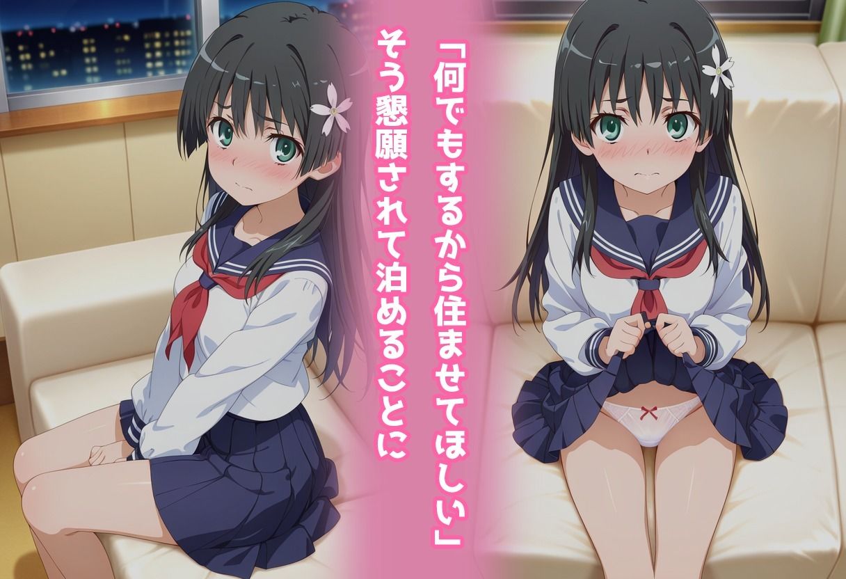 民泊トラブル！？…美少女と突然の強●ルームシェア性活 〜佐●涙子編〜 サンプル画像2