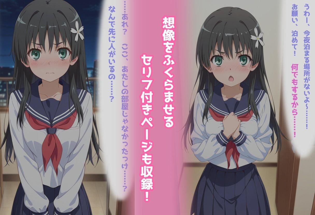 民泊トラブル！？…美少女と突然の強●ルームシェア性活 〜佐●涙子編〜 サンプル画像9