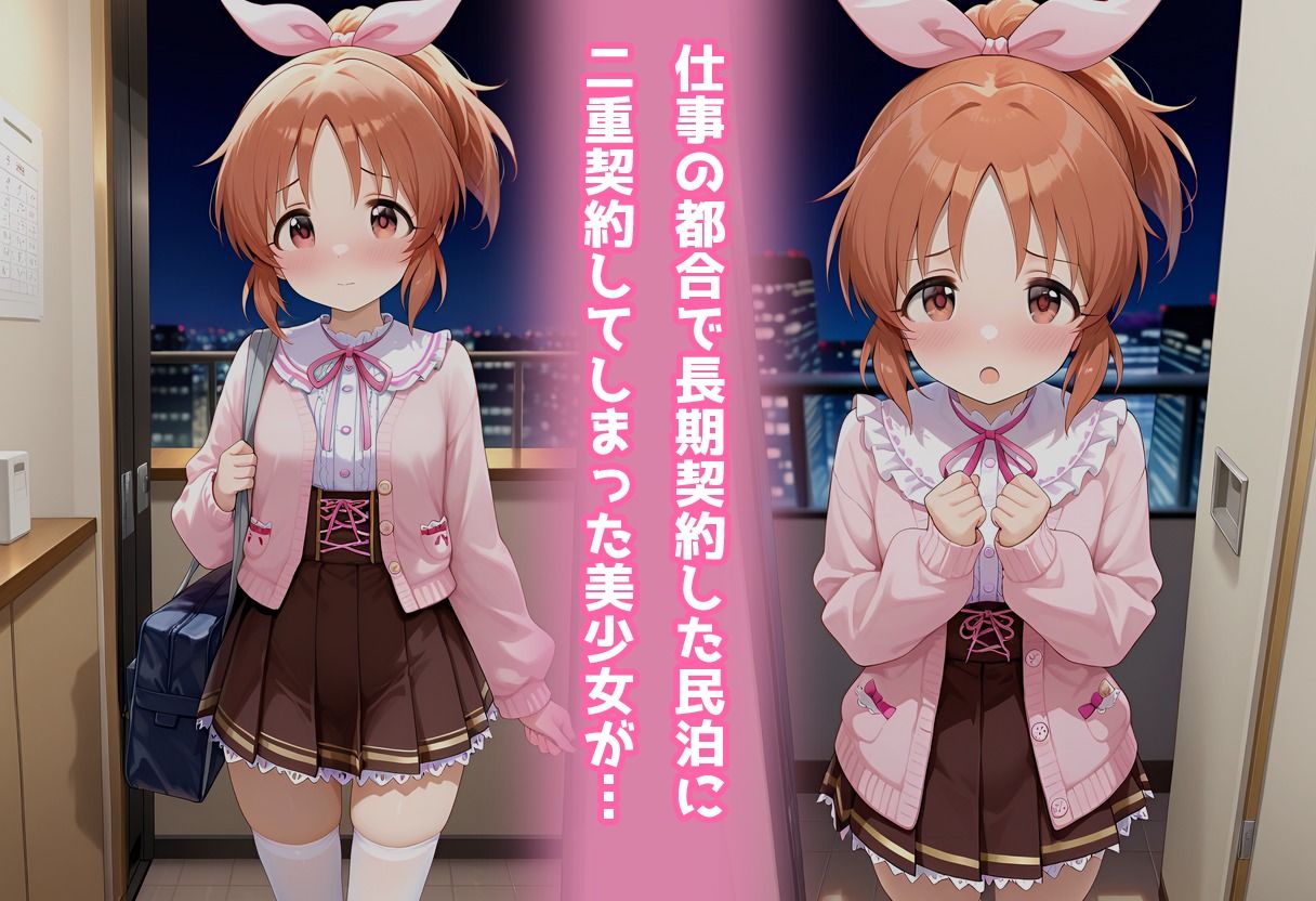 民泊トラブル！？…美少女と突然の強●ルームシェア性活 〜安●菜々編〜 サンプル画像1