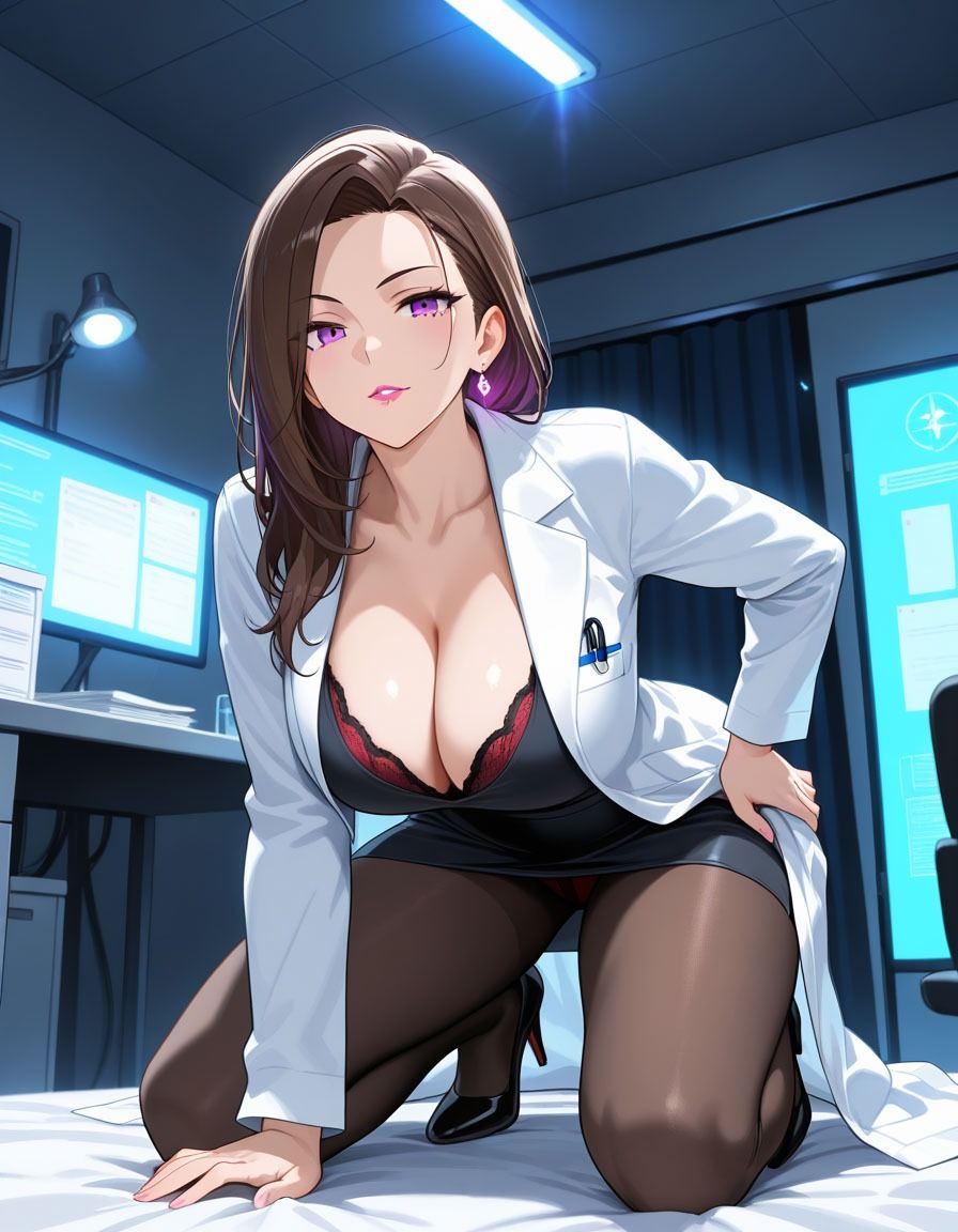 気が強めの人妻女医師がアへ顔でいきまくる サンプル画像2