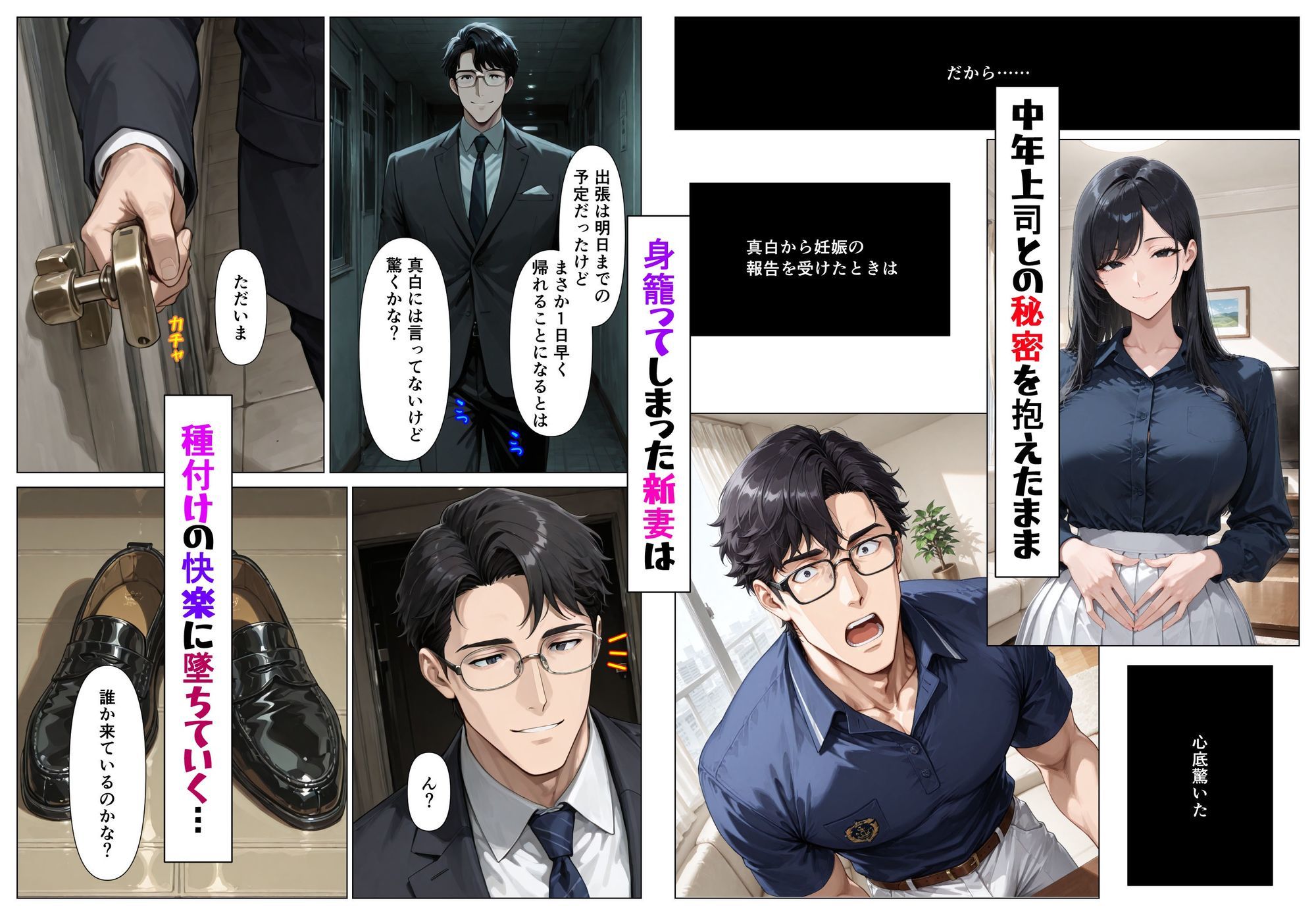 気の強い人妻が寝取られ孕まされ托卵ストーリー サンプル画像10