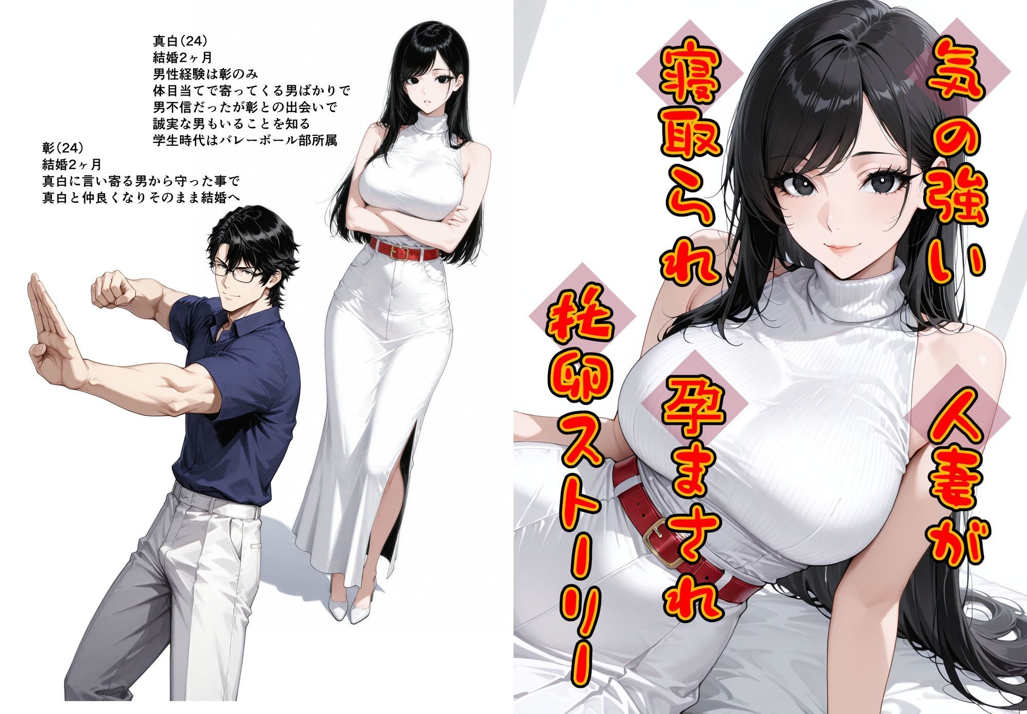 気の強い人妻が寝取られ孕まされ托卵ストーリー サンプル画像1