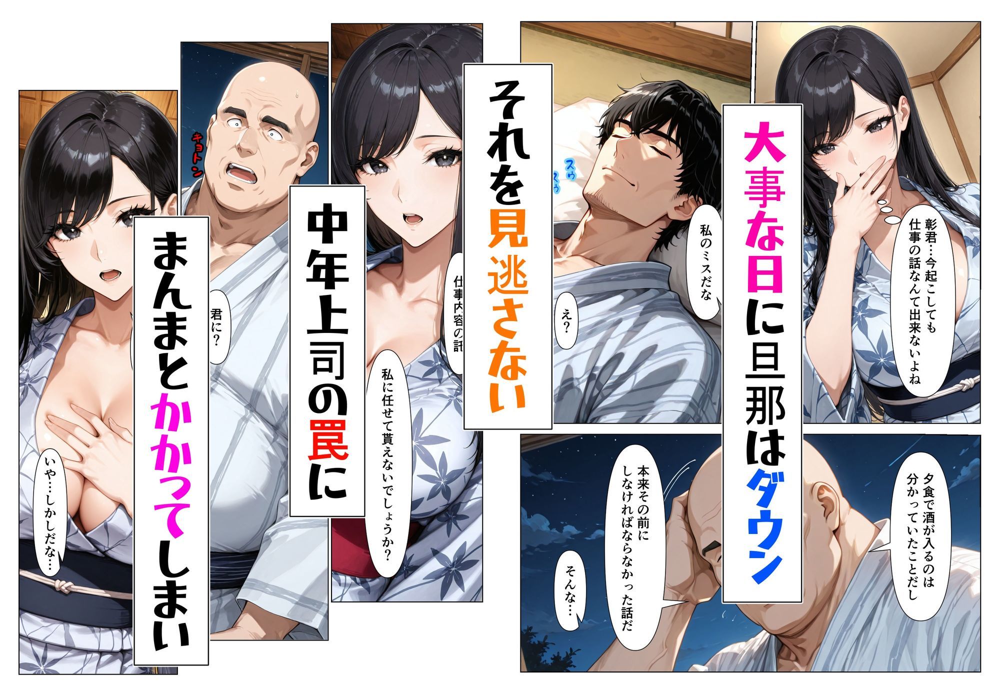 気の強い人妻が寝取られ孕まされ托卵ストーリー サンプル画像4