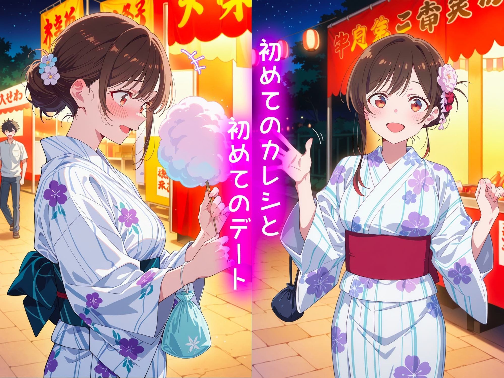 水原千鶴の処女喪失物語〜夏祭り編〜 サンプル画像1