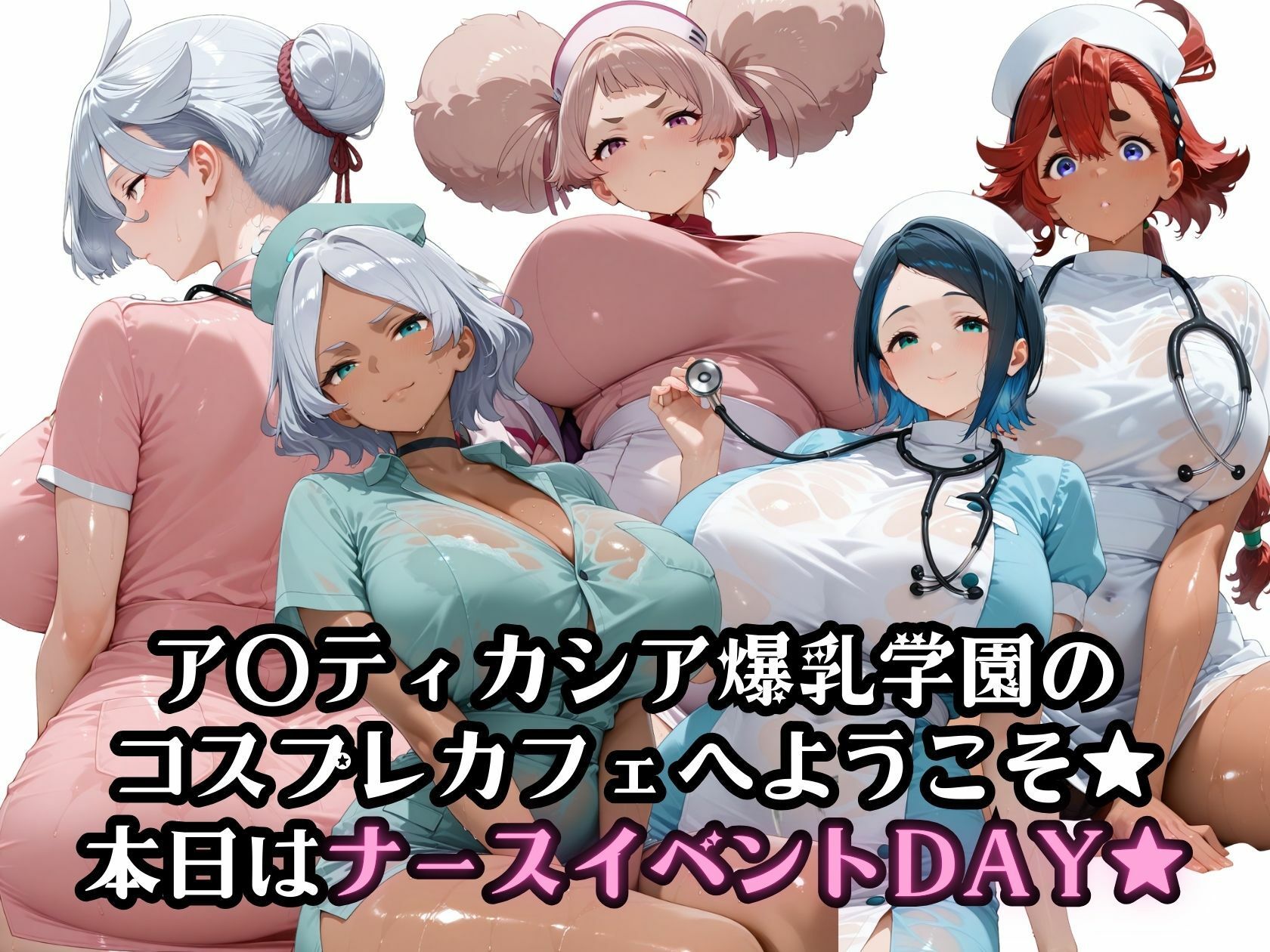 水星のコスプレ女子 魔女のナース誘惑編 サンプル画像1