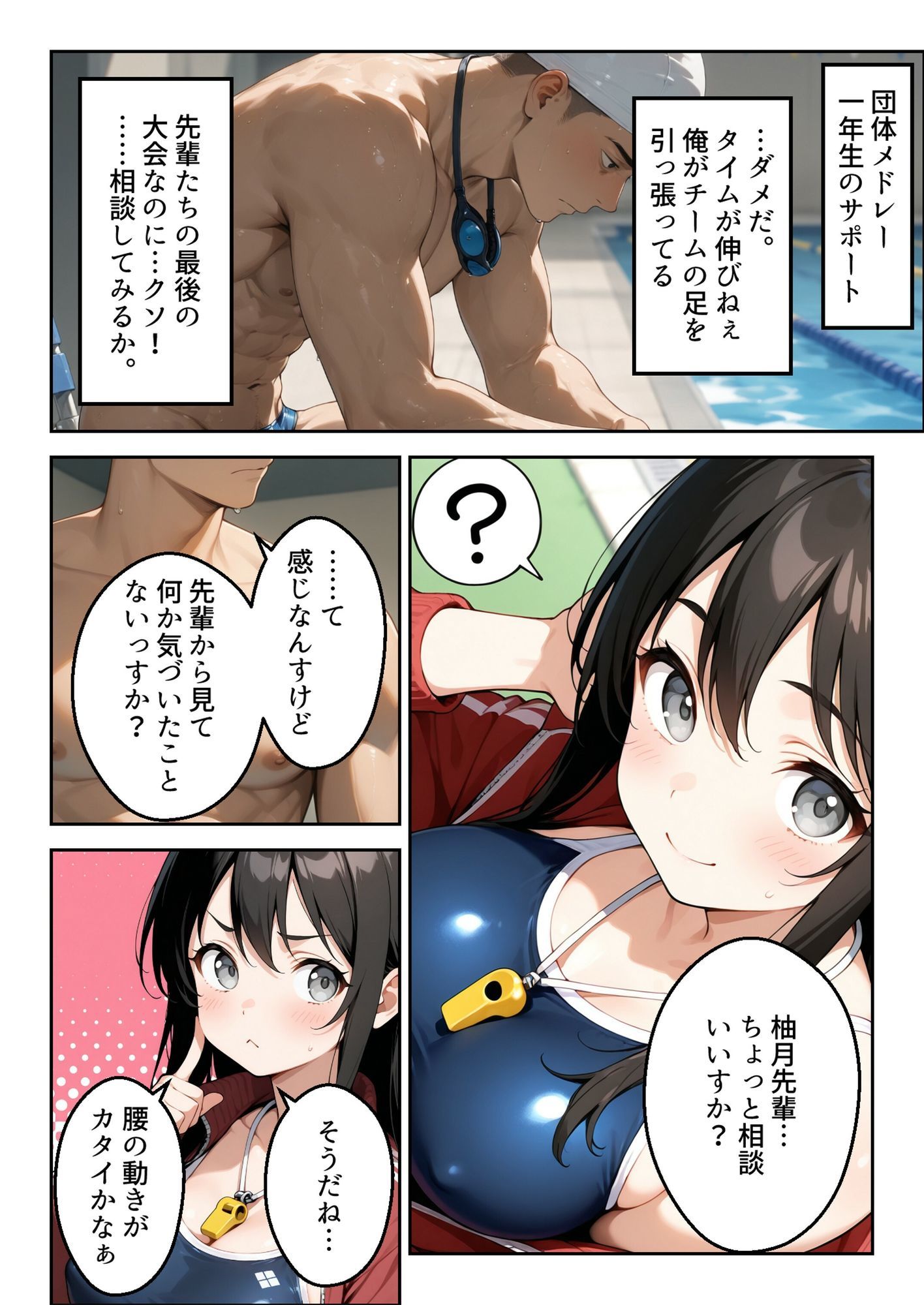 水泳部マネージャーのイキすぎた熱血サポート サンプル画像6
