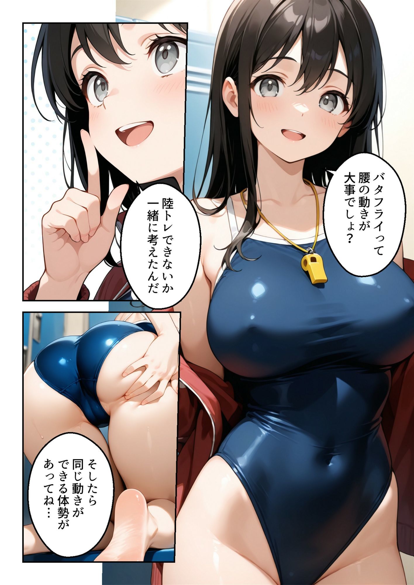 水泳部マネージャーのイキすぎた熱血サポート サンプル画像8