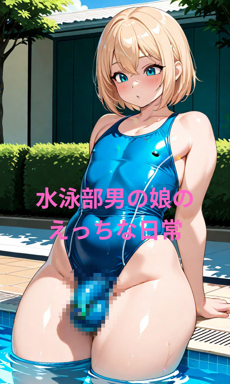 水泳部男の娘のえっちな日常 サンプル画像1