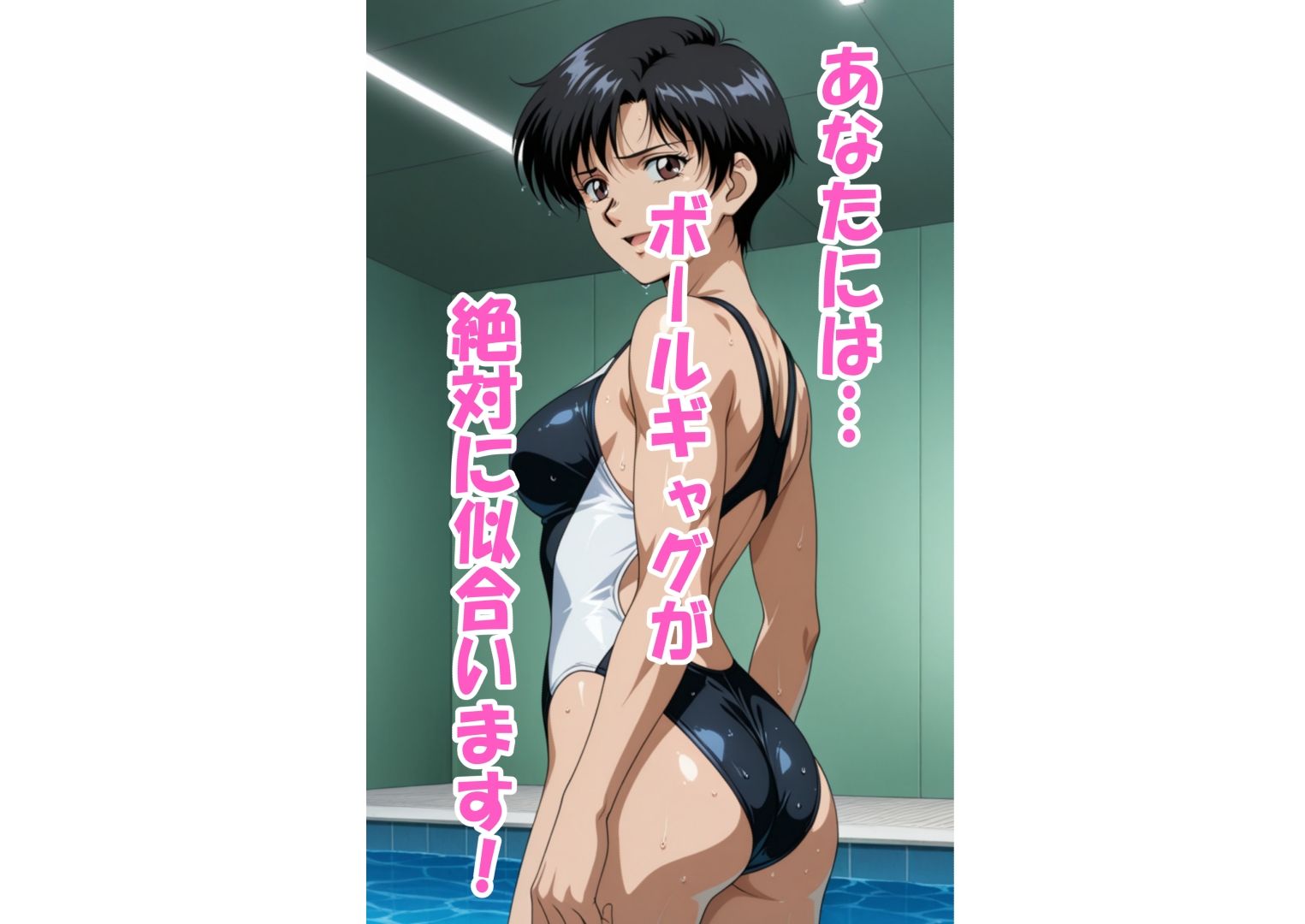 水泳部部長にはボールギャグが似合う サンプル画像2