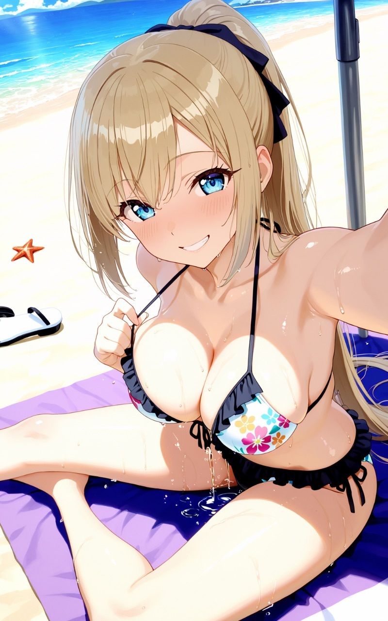 水着のあの子達に中出ししてみた サンプル画像1