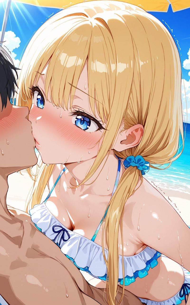 水着のあの子達に中出ししてみた サンプル画像4